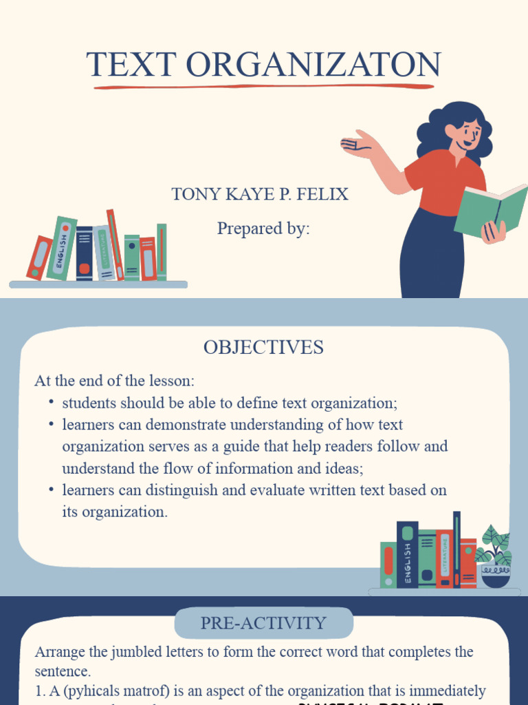 Understanding Text Organization Techniques | PDF | Love | Learning