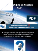 Oportunidad de Negocio GVO