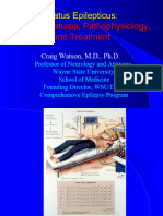 Status Epilepticus - Clinical Featurespathopysiologyand Treatmentcraig Watsonmdphd
