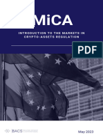 Introduction to MiCA Regulation