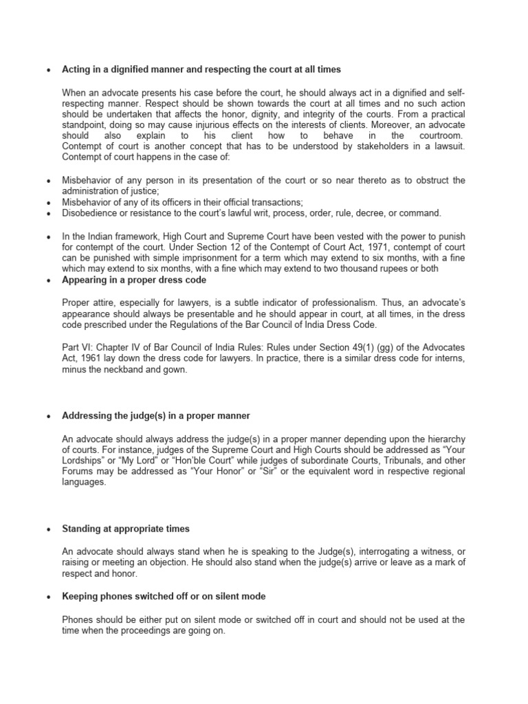 Court Decorum | PDF | Logic | Deductive Reasoning