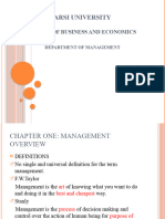 Introduction to Management 1 1