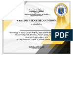 Certificate GSP