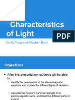 Characteristics of Light Slide Presentation