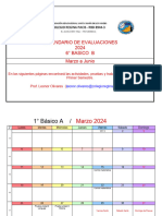 Calendario 6°B