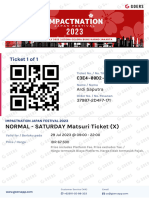 (Event Ticket) Normal - Saturday Matsuri Ticket (X) - Impactnation Japan Festival 2023 - 1 37987-2d4f7-171