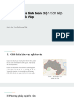 Lập sơ đồ và tính toán diện tích lớp phủ quận Gò Vấp