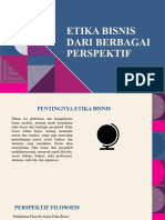 Etika Bisnis Dari Berbagai Perspektif