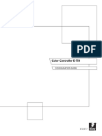 Color Controller E-750: Configuration Guide