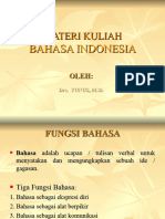 1.2 Fungsi Bahasa Indonesia