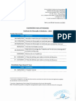 Calendario Das Actividades - IED-2023