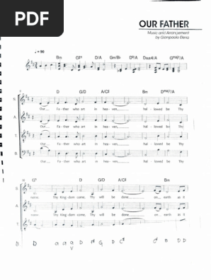 Our Father Music Sheet | PDF