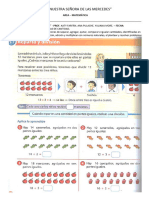 FICHA - MATEMÁTICA - Reparto y división  16-12-2021