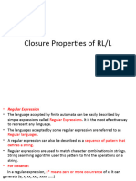 21-Pumping Lemma For Regular Languages - Closure Properties of Regular Languages-08!02!2024