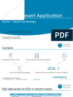 Rails For Desert Application - Systra