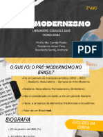 Pré-Modernismo PRP