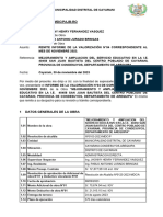 Informe #054-2023-MDC - Residente de Obra - Ok