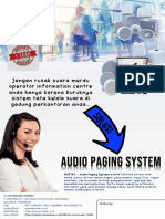 Flyer Audio Paging System - Nustec 2024V2