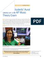 Improving Students’ Aural Skills on the AP Music Theory Exam