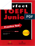 Perfect TOEFL Junior Practice Test BOOK 3