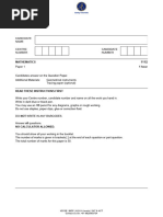 Maths P1 Oct 2018 Sec1