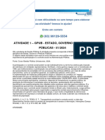 A Participação e o Controle Social Podem Se Dar Individualmente Ou de Forma Coletiva Pela Inserção de Indivíduos em Entidades Representativas.