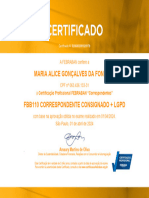 Certificado Correspondente