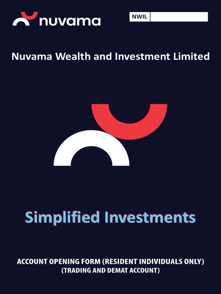 Nuvama Wealth Account Opening Guide | PDF | Identity Document | Stocks
