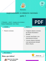 Aula 6 - Representando Os Números Racionais – Parte 1