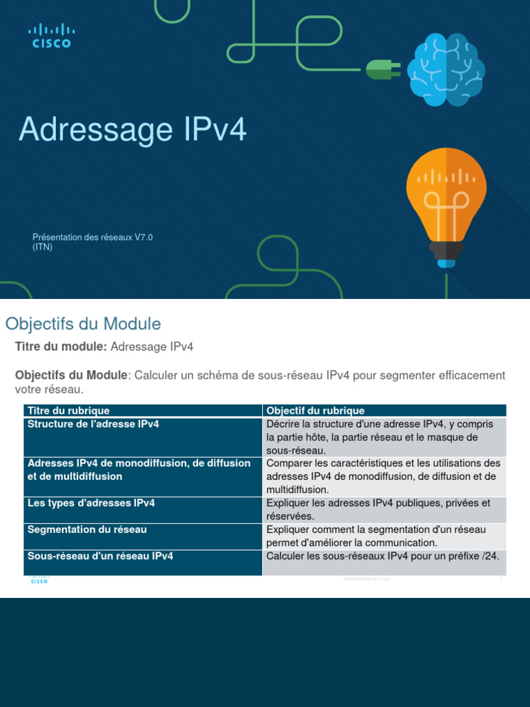 Comprendre l'adressage IPv4 | PDF | Adresse IP | Multidiffusion