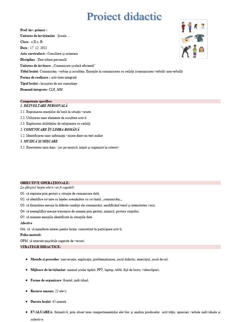 10 Proiect DP 17.12 | PDF