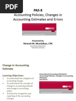 Accounting Changes and Errors