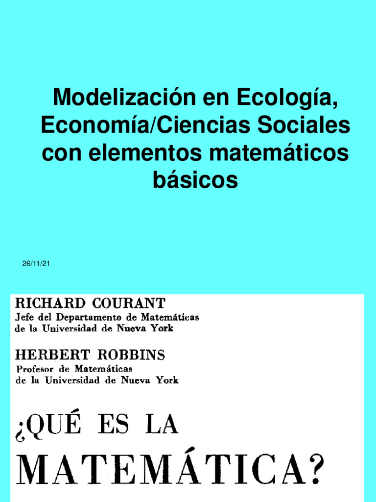 Modelización Matemática en Ecología y Economía | PDF | Valores propios ...