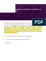 Contenidos en Propuestas de Enseñanza-Aprendizaje de Materiales Virtuales