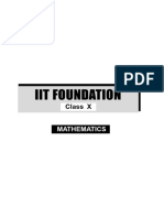 Class 10 Mathematics Betoppers Iit Foundation Series 2022nbsped Compress