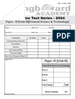 67466211711805172_6. Paper-II [Unit-II] {General Science & Technology} 31 Mar. 2024