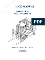 Service Manual: Forklift Diesel