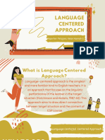 LANGUAGE CENTERED APPROACH P