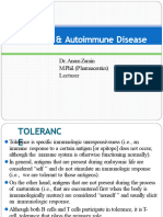 Tolerance & Autoimmune Disease