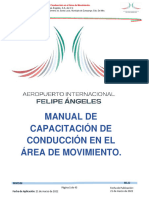 Manual de Capacitacion de Conducción en El Area de Movimiento. 21-07-2023
