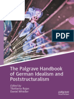 Vários Autores - The Palgrave Handbook for German Idealism and Poststructuralism 2023