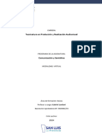 Programa de Estudios. Comunicacion y Semiótica (2024)