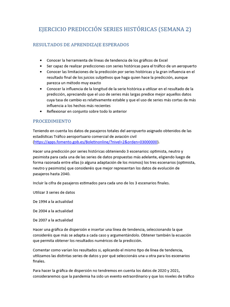 Predicción Tráfico Aéreo 2040 | PDF | Aeropuerto