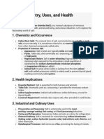 Salt- Chemistry_uses and health implications