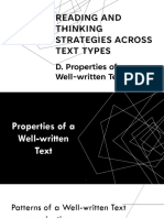 RWS-L4-Properties of A Well-Written Text - Student's