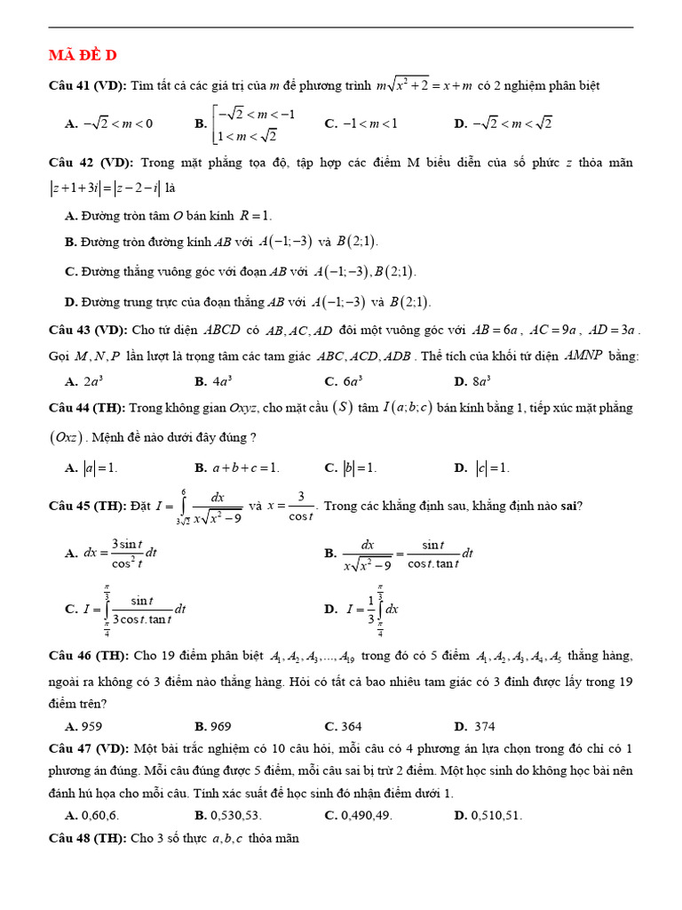 28-Dai Hoc Quoc Gia TP HCM - de So 24 | PDF