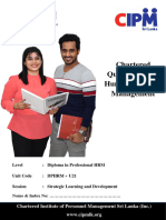 DPHRM U21 - Strategic Learning and Development - English - V1