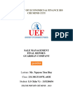 Finale Report - Selling Management - Lê Châu Vy - 215220654 - Ca 1