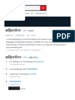 Adjective Definition & Meaning - Merriam-Webster