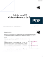 Práctica T09 - Ciclos de Potencia de Gas